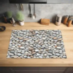 Zomer - Lichte - Kiezels Inductie beschermer vinyl 3mm klein 276 -sfeer5