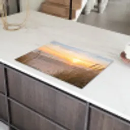 Zonsondergang - Duinen - Zee Inductie beschermer vinyl 3mm klein -sfeer8