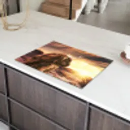 Zonsondergang over de Hooglanden Inductie beschermer vinyl 3mm klein -sfeer8