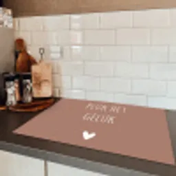 Pluk het geluk - Spreuken - Quotes Inductie beschermer vinyl 3mm middel -sfeer3