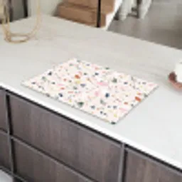 Terrazzo - Patroon - Kleurrijk Inductie beschermer vinyl 3mm klein 276 -sfeer8