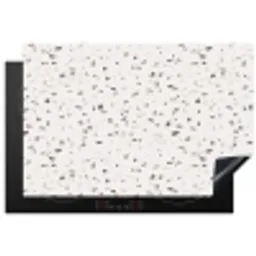 Terrazzo -  Patroon  -  Créme Inductie beschermer vinyl 3mm klein 276 -3d