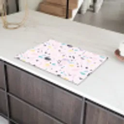 Terrazzo -  Patroon - Zacht - Snoep Inductie beschermer vinyl 3mm klein 276 -sfeer8