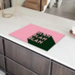 Tekst - Grafisch - Groen - Schaduw Inductie beschermer vinyl 3mm klein -sfeer8