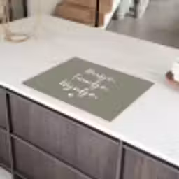 Tekst - Huisje, tuintje, wijntje - Thuis - Quotes - Wijn Inductie beschermer vinyl 3mm middel -sfeer8