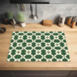 Tegel - Klassiek - Groen Inductie beschermer vinyl 3mm klein 276 -sfeer5