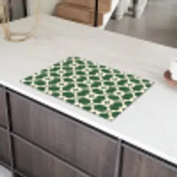 Tegel - Klassiek - Groen Inductie beschermer vinyl 3mm klein 276 -sfeer8