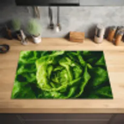 Groente - Sla - Groen Inductie beschermer vinyl 3mm klein -sfeer5
