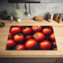 Groente - Rood - Tomaten Inductie beschermer vinyl 3mm klein -sfeer5