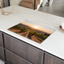 Wijngaard - Zonsondergang - Landschap Inductie beschermer vinyl 3mm klein -sfeer8