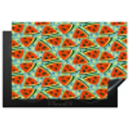 Watermeloen - Zomers - Fruit Inductie beschermer vinyl 3mm klein 276 -3d