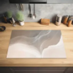 Golvende lijnen - Luchtstromen - Harmonieus Inductie beschermer vinyl 3mm klein -sfeer5