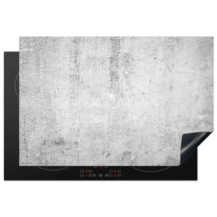 Verweerde Beton Textuur Inductie beschermer vinyl 3mm klein -3d