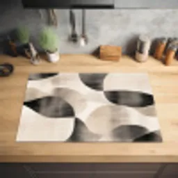 Grillige vormen - Subtiele overgangen - Dynamisch Inductie beschermer vinyl 3mm klein -sfeer5