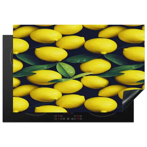 Gele - Citroenen - Druppels - Fruit Inductie beschermer vinyl 3mm klein 276 -3d
