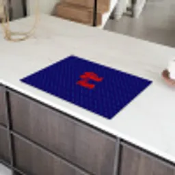 Yes fun - Rood - Blauw - Stippen Inductie beschermer vinyl 3mm klein -sfeer8