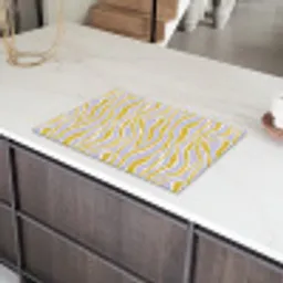 Zebra - Modern - Meerkleurig Inductie beschermer vinyl 3mm klein 276 -sfeer8