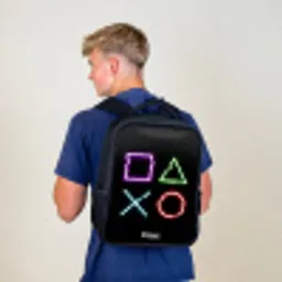 Knoppen van een gameconsole Rugzak - Zwart middel -sfeer8