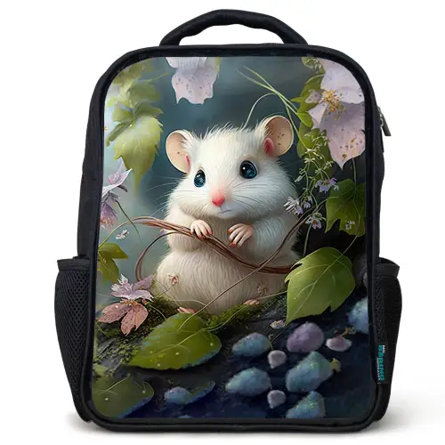 Muffin Muisje Rugzak - Zwart middel -3d