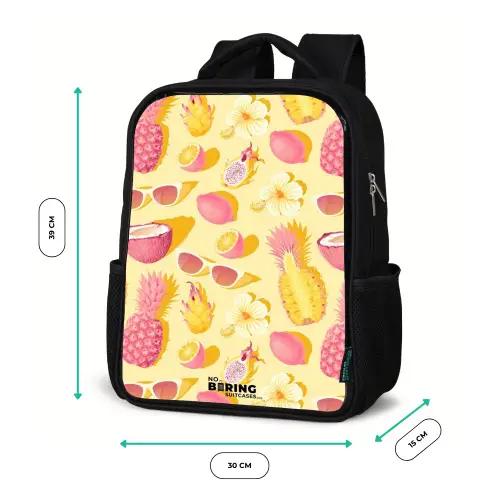 Pina colada Rugzak - Zwart middel -productfoto_formaten
