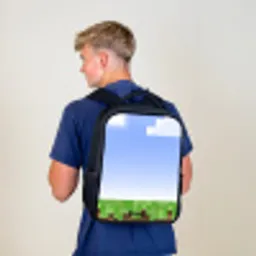 Pixel wereld Rugzak - Zwart middel -sfeer8