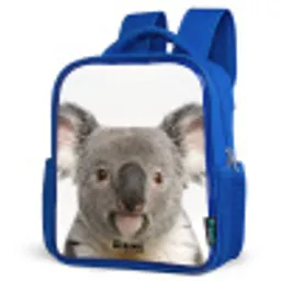 Schattige Koala Beer Kinderrugzak - Blauw middel -schuin