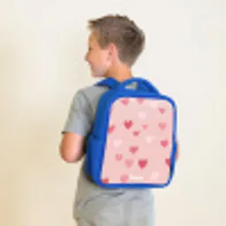 Hartjes Kinderrugzak - Blauw middel -sfeer2