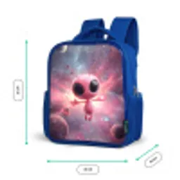 Vreugdesprong tussen de sterren Kinderrugzak - Blauw middel -productfoto_formaten