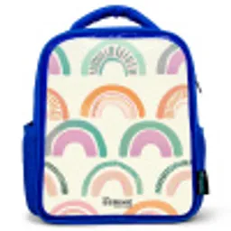 Regenbogen Kinderrugzak - Blauw middel -3d