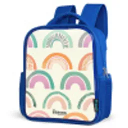 Regenbogen Kinderrugzak - Blauw middel -schuin