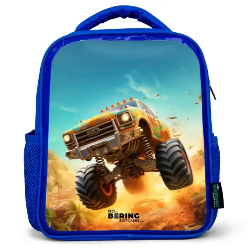 Zandsloper Kinderrugzak - Blauw middel -3d