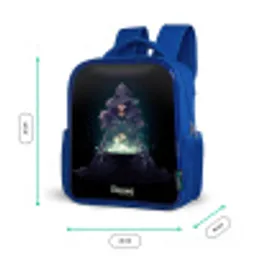 Heks - Ketel - Tover Kinderrugzak - Blauw middel -productfoto_formaten