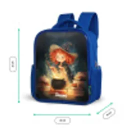 Heks met Sprankelende Toverdrank Kinderrugzak - Blauw middel -productfoto_formaten