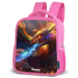 Chroma krijger Kinderrugzak - Roze middel -schuin