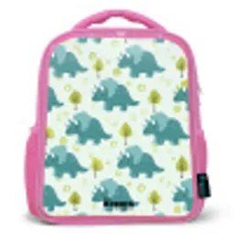 Dinos - Patroon - Natuur Kinderrugzak - Roze middel -3d