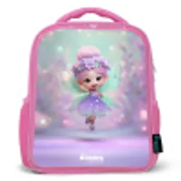 Elf - Tover - Magisch Kinderrugzak - Roze middel -3d