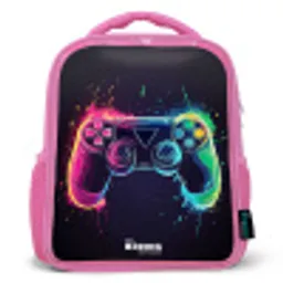 Game - Controller - Kleurrijk Kinderrugzak - Roze middel -3d