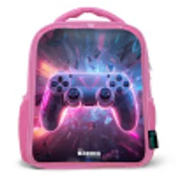 Game - Controller - Neon Kinderrugzak - Roze middel -3d