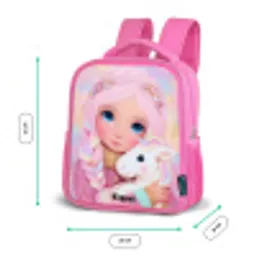 Meisje - Eenhoorn - Roze Kinderrugzak - Roze middel -productfoto_formaten