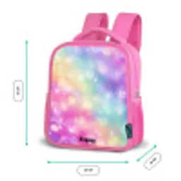 Licht - Regenboog - Hartjes Kinderrugzak - Roze middel -productfoto_formaten