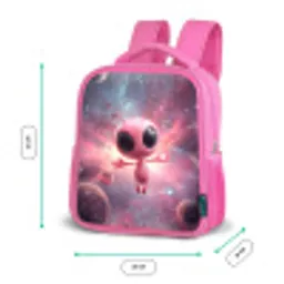 Vreugdesprong tussen de sterren Kinderrugzak - Roze middel -productfoto_formaten