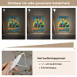 Abstract - Tractor - Groen Light Box met kabel klein -USP_dimbaarNL