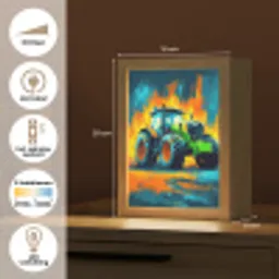 Abstract - Tractor - Groen Light Box met kabel klein -USP_NL