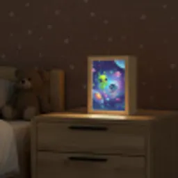 Alien - Astronaut - Ruimte - Planeten Light Box met kabel klein -sfeer1_kind