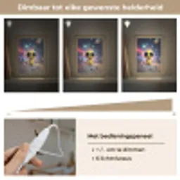 Alien - Ruimte - Geel - Planeten Light Box met kabel klein -USP_dimbaarNL