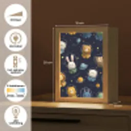 Dieren - Sterrenhemel - Ruimte Light Box met kabel klein -USP_NL