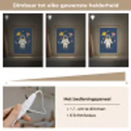 Astronaut - Planeten - Raket Light Box met kabel klein -USP_dimbaarNL