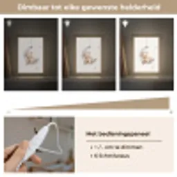 Beer - Maan - Sterren - Kinderen Light Box met kabel klein -USP_dimbaarNL