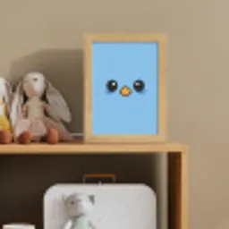 Vogel - Blauw - Eenvoudig Light Box met kabel klein -sfeer2_kind