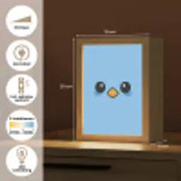 Vogel - Blauw - Eenvoudig Light Box met kabel klein -USP_NL